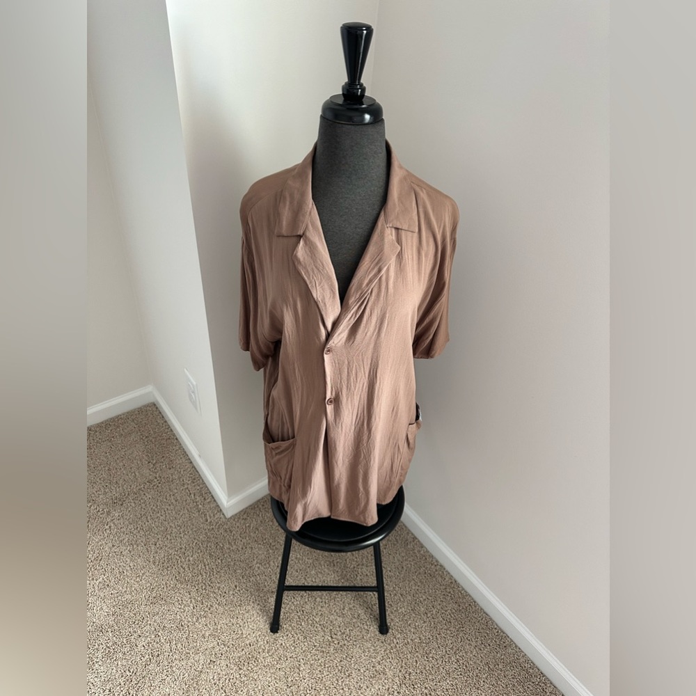 Taupe Boohoo Man Shirt